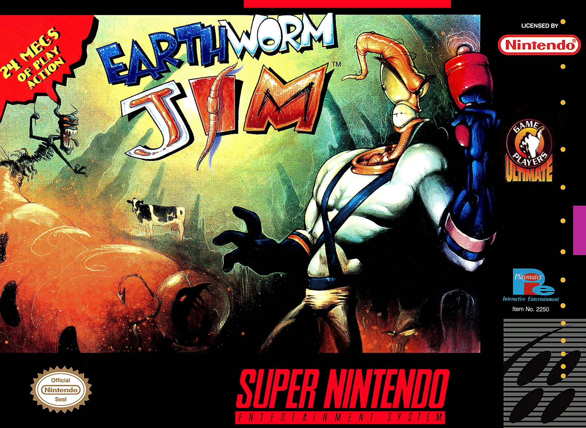 Earthworm Jim - SNES (Pre-owned)