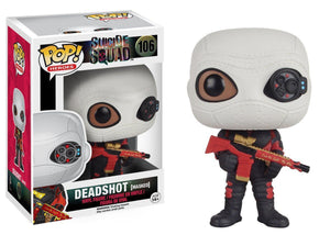 Funko POP! Heroes: Suicide Squad - Deadshot (Masked) #106 Exclusive Vinyl Figure (Pre-owned, Box Wear)