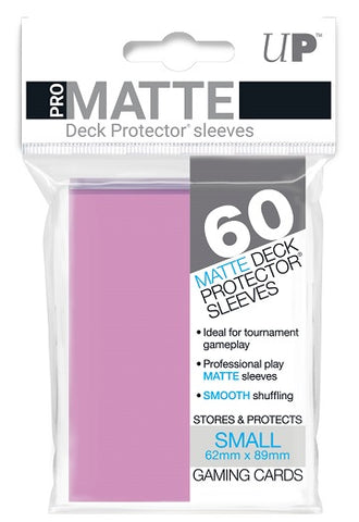 Ultra Pro Small Card Pro Matte Deck Protector Sleeves 60ct - Pink