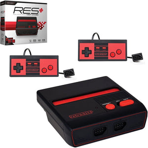 RES Plus + NES 8-Bit HD Retro-Bit Black & Red System