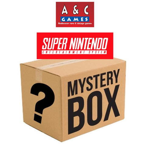 A & C Video Game Mystery Box - Super Nintendo SNES (Double Value+!)