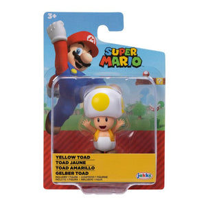 Super Mario - Yellow Toad 2.5" Figure [Jakks Pacific]