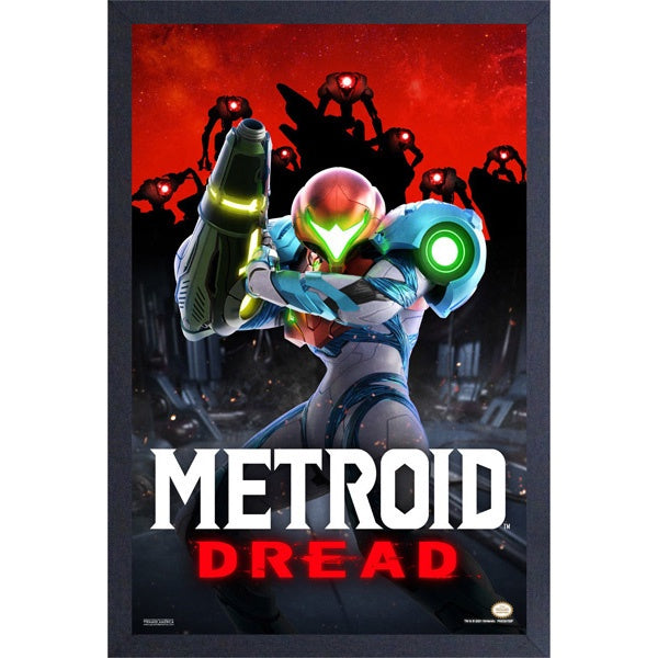 Metroid Dread Game Cover Art 11″x17″ Framed Print [Pyramid America]