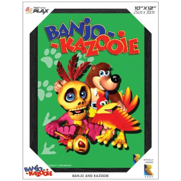 Pixel Frames Plax Banjo-Kazooie 10″ X 12″ Lenticular 3D Art