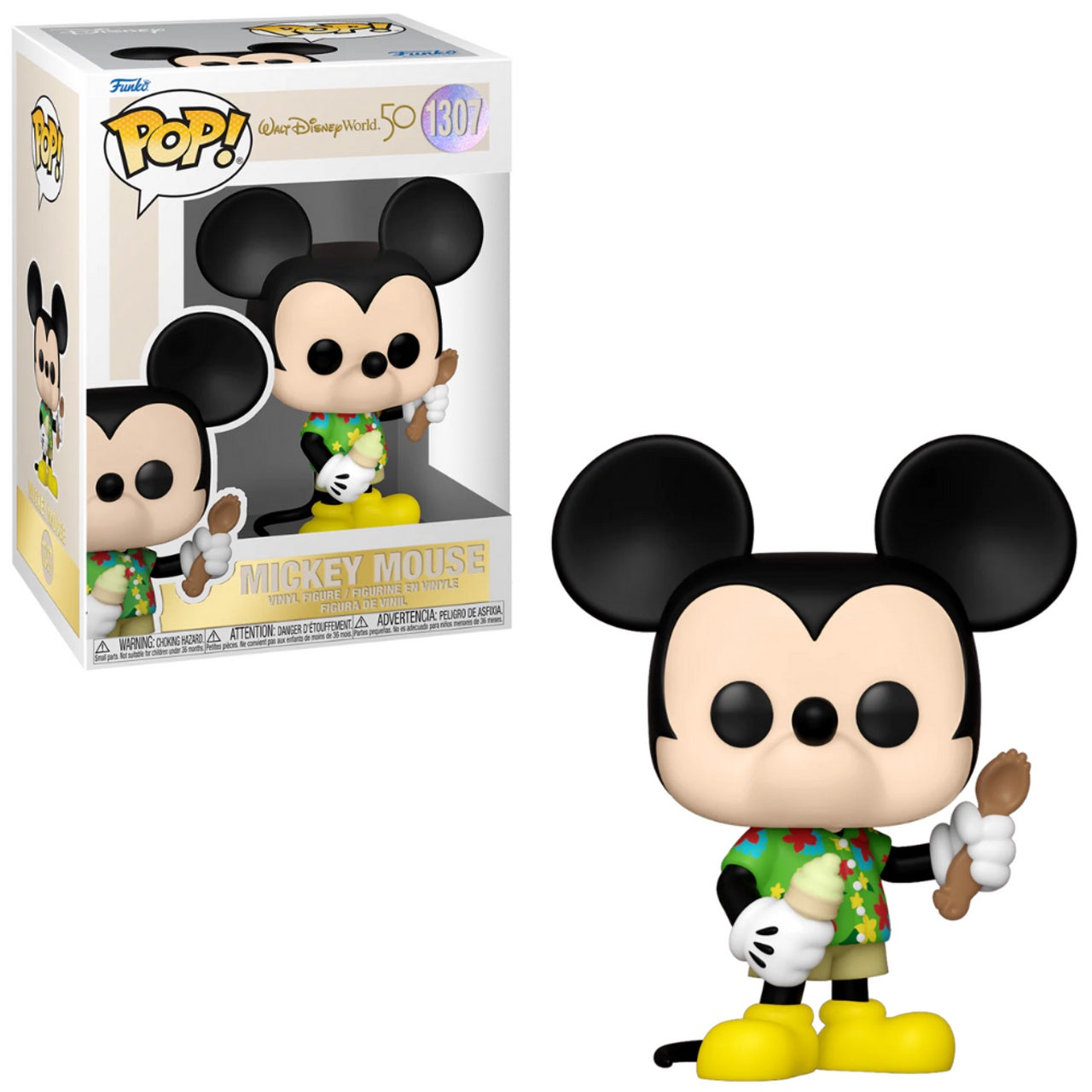 Funko POP! B: Walt Disney World 50th Anniversary - Mickey Mouse #1307 Vinyl Figure