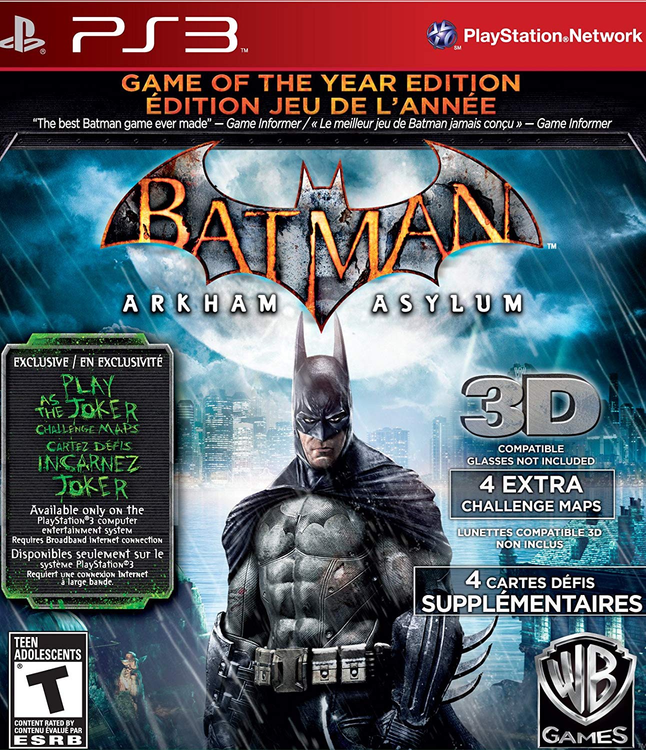 Batman: Arkham Asylum Game of the Year Edition - PS3 (Pre-owned)