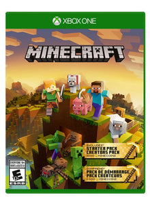 Minecraft starter pack xbox on sale one