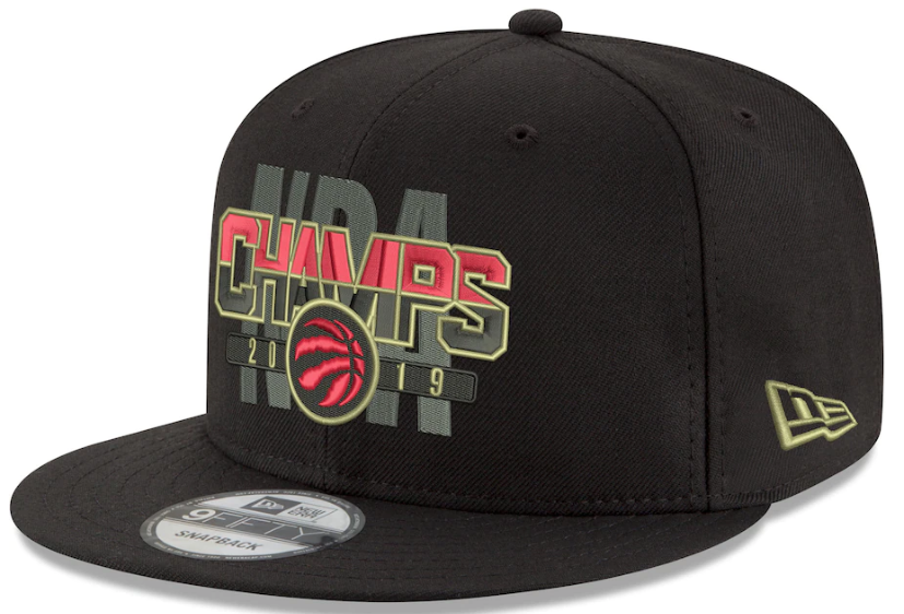 Men's New Era Black Toronto Raptors 2019 NBA Finals Champions Faded Logo 9FIFTY - Adjustable Hat