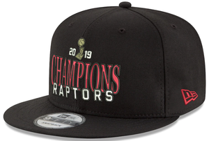 Men's New Era Black Toronto Raptors 2019 NBA Finals Champions Trophy 9FIFTY - Adjustable Hat