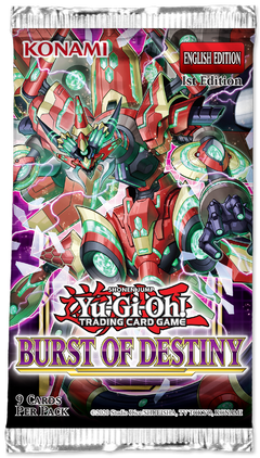 Yu-Gi-Oh! Burst of Destiny Booster Pack - 1st Edition
