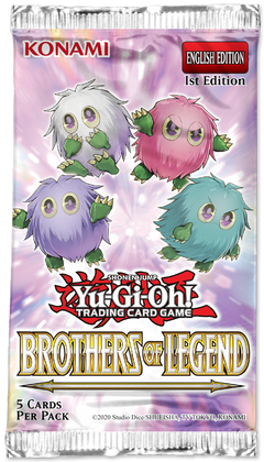Yu-Gi-Oh! Brothers of Legend 2021 Booster Pack - 1st Edition