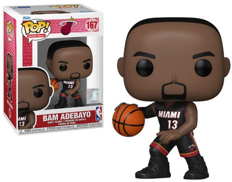 Funko POP! Basketball: Miami Heat Black Jersey - Bam Adebayo #167 Vinyl Figure