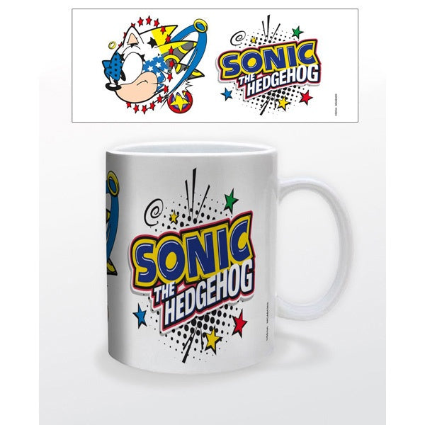 Sonic the Hedgehog Comic Pop 11oz. Ceramic Mug