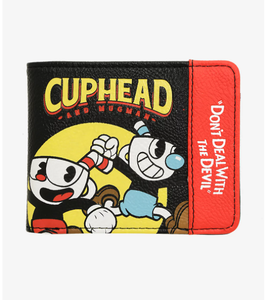Cuphead Don't Deal With The Devil Bi-Fold Wallet