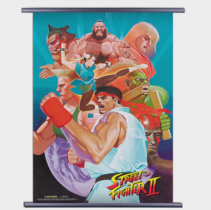 Street Fighter II - 01 Wall Scroll 32" x 45"