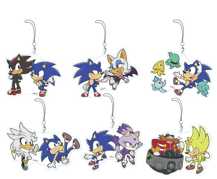 Sonic the Hedgehog Chokokawa Twin Acrylic Keychains Vol. 2