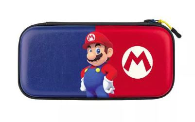 Power Pose Mario Slim Deluxe Travel Case - Super Mario Edition - Integrated Stand Included - Compatible with Nintendo Switch, Switch Lite, and OLED