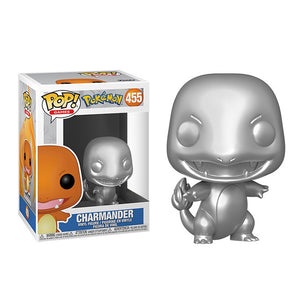 Funko POP! Games: Pokemon - Charmander #455 (Metallic Silver) Vinyl Figure (Box Damage)