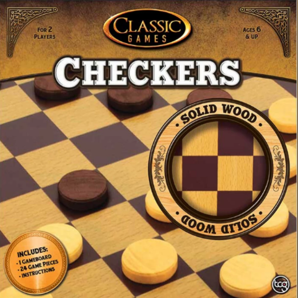 Checkers (Classic Games) Board Game – A & C Games