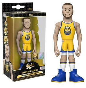 Funko Gold: NBA - Stephen Curry (Golden State Warriors City Edition Yellow Jersey) 5" Premium Vinyl Figure CHASE