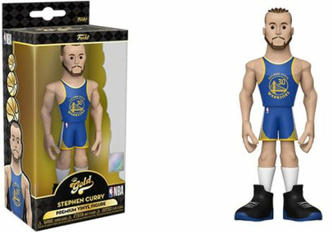 Funko Gold: NBA - Stephen Curry (Golden State Warriors Royal Blue Jersey) 5" Premium Vinyl Figure