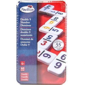 Pavilion Double 9 Number Dominos