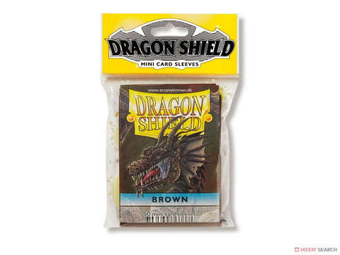 Dragon Shield Japanese Mini Size Classic Sleeves Brown 50ct