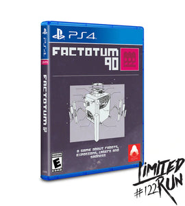 Factotum 90 (Limited Run Games) (Wear to Seal) - PS4