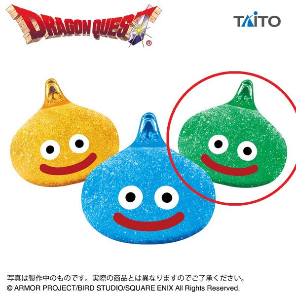 Dragon Quest Green Glitter Slime 3″ Figure [Taito]