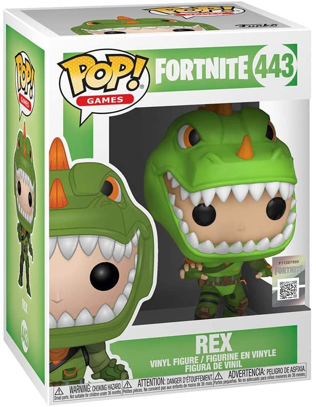 Funko POP! Games: Fortnite Rex #443 Vinyl Figure (Box Wear)