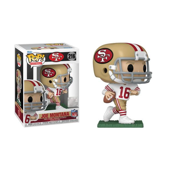 Funko POP! Football: San Francisco 49ers White Jersey - Joe Montana #216 Vinyl Figure