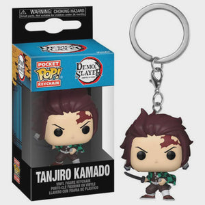 Funko Pocket Pop! Keychain - Demon Slayer - Tanjiro Kamado Vinyl Figure Keychain