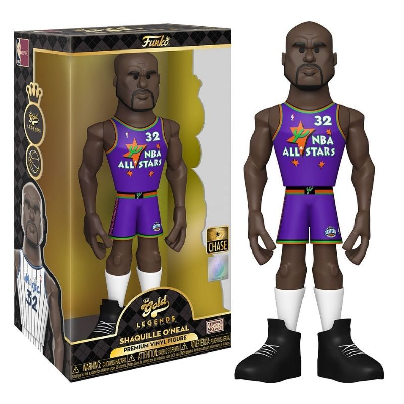 Funko Gold: NBA - Shaquille O'Neal (NBA All-Stars Purple Jersey) 12" Premium Vinyl Figure CHASE