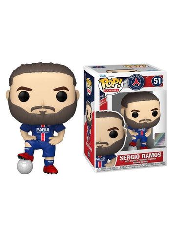 Funko POP! Soccer: Paris Saint Germain FC Blue - Sergio Ramos #51 Vinyl Figure