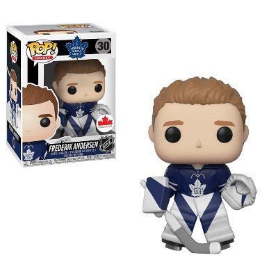 Funko POP! Hockey: Toronto Maple Leafs Blue Jersey Fredrik - Andersen #30 Exclusive Vinyl Figure