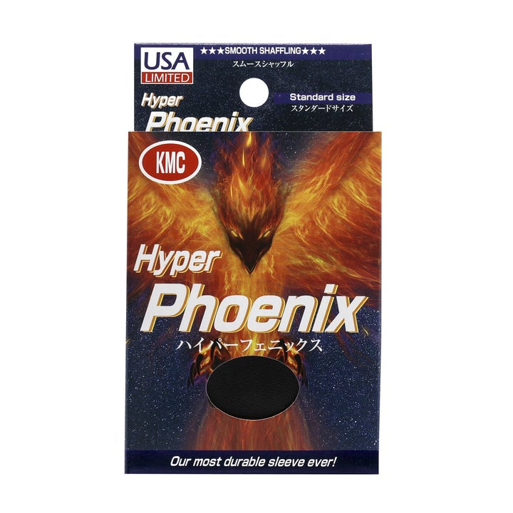 KMC - Standard Hyper Phoenix Mat Sleeves Black