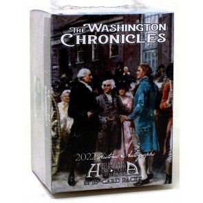 2022 Historic Autographs The Washington Chronicles Blaster Box