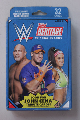 2017 Topps WWE Wrestling Heritage Trading Cards Hanger Box