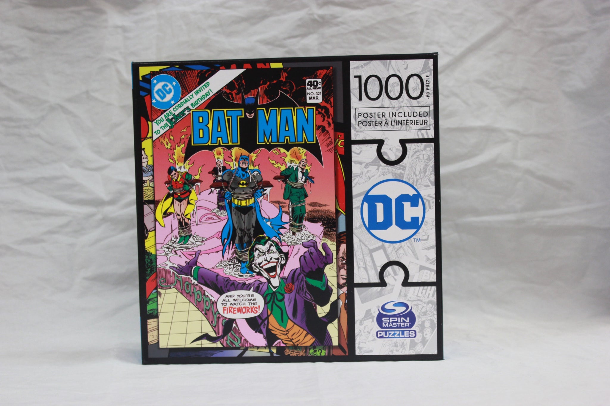 DC Comics, Batman 1000-piece Jigsaw Puzzle Classic Jokers Birthday Comic Book Artwork