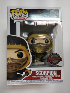 Funko POP! Movies:  Mortal Kombat - Scorpion #1058 Vinyl Figure