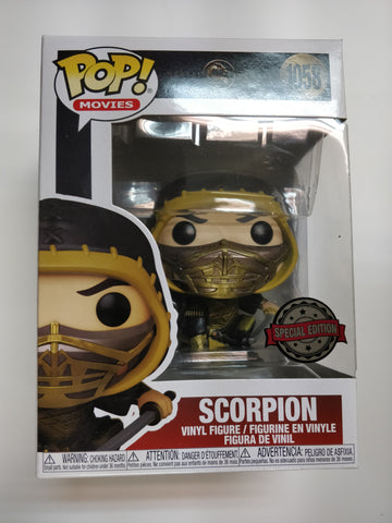 Funko POP! Movies:  Mortal Kombat - Scorpion #1058 Vinyl Figure