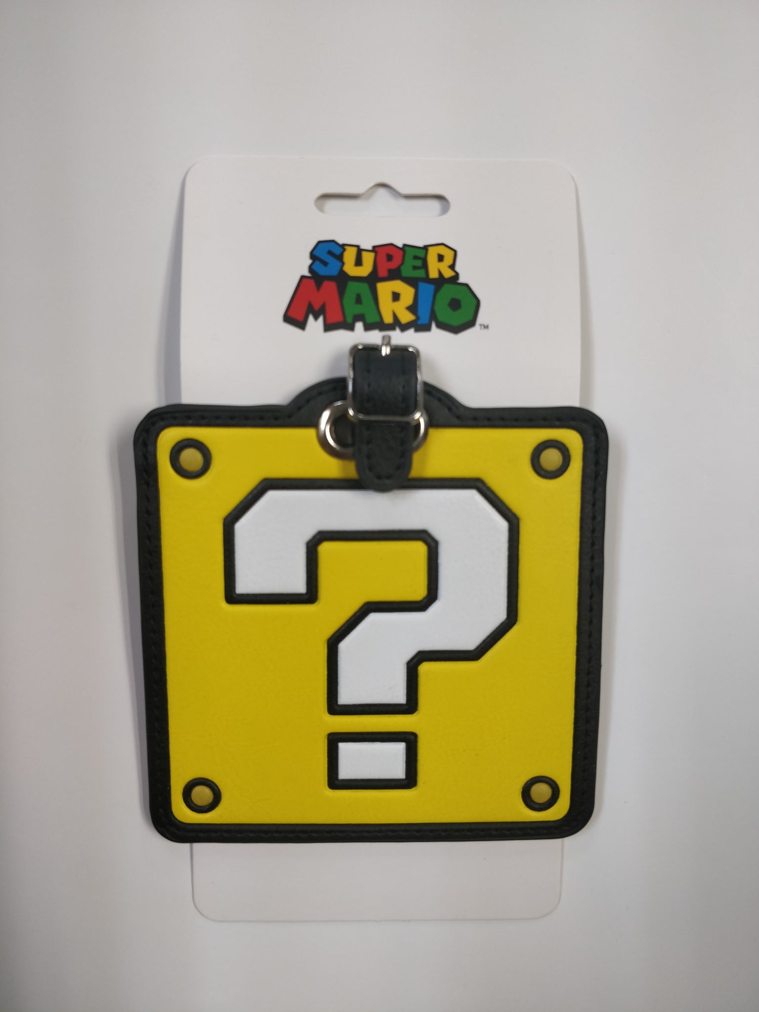 Super Mario Luggage Yellow Tag