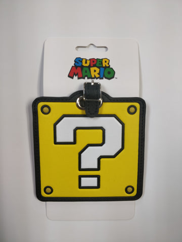 Super Mario Luggage Yellow Tag