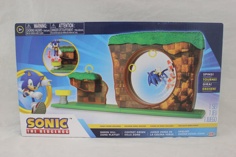 Sonic the Hedgehog Green Hill Zone Playset with 2.5" Sonic Action Figure
