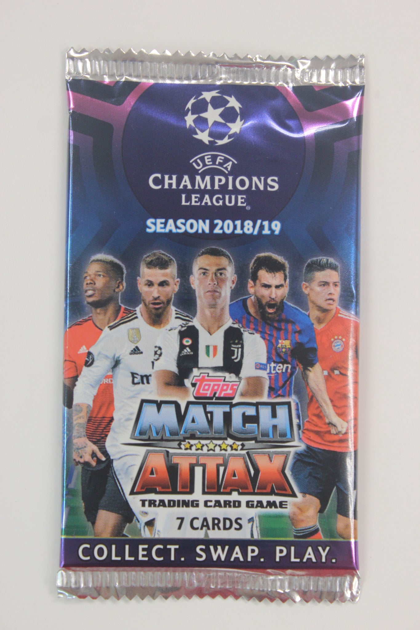 2018-19 Topps Match Attax Soccer UEFA Champions League Booster Hobby Pack