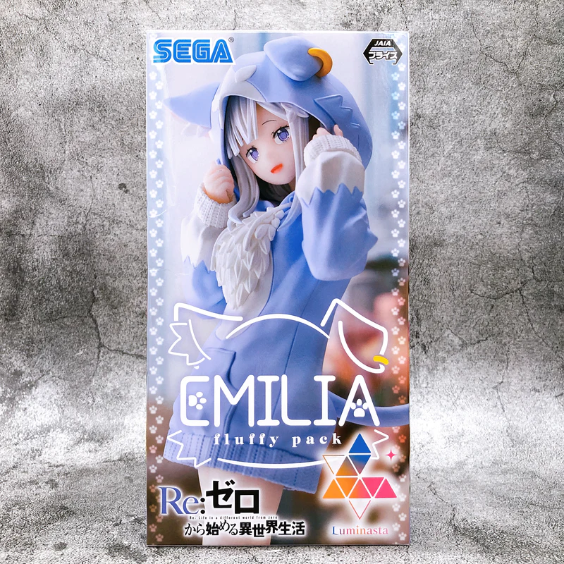 Re:Zero Emilia Fluffy Pack Luminasta Figure [SEGA]