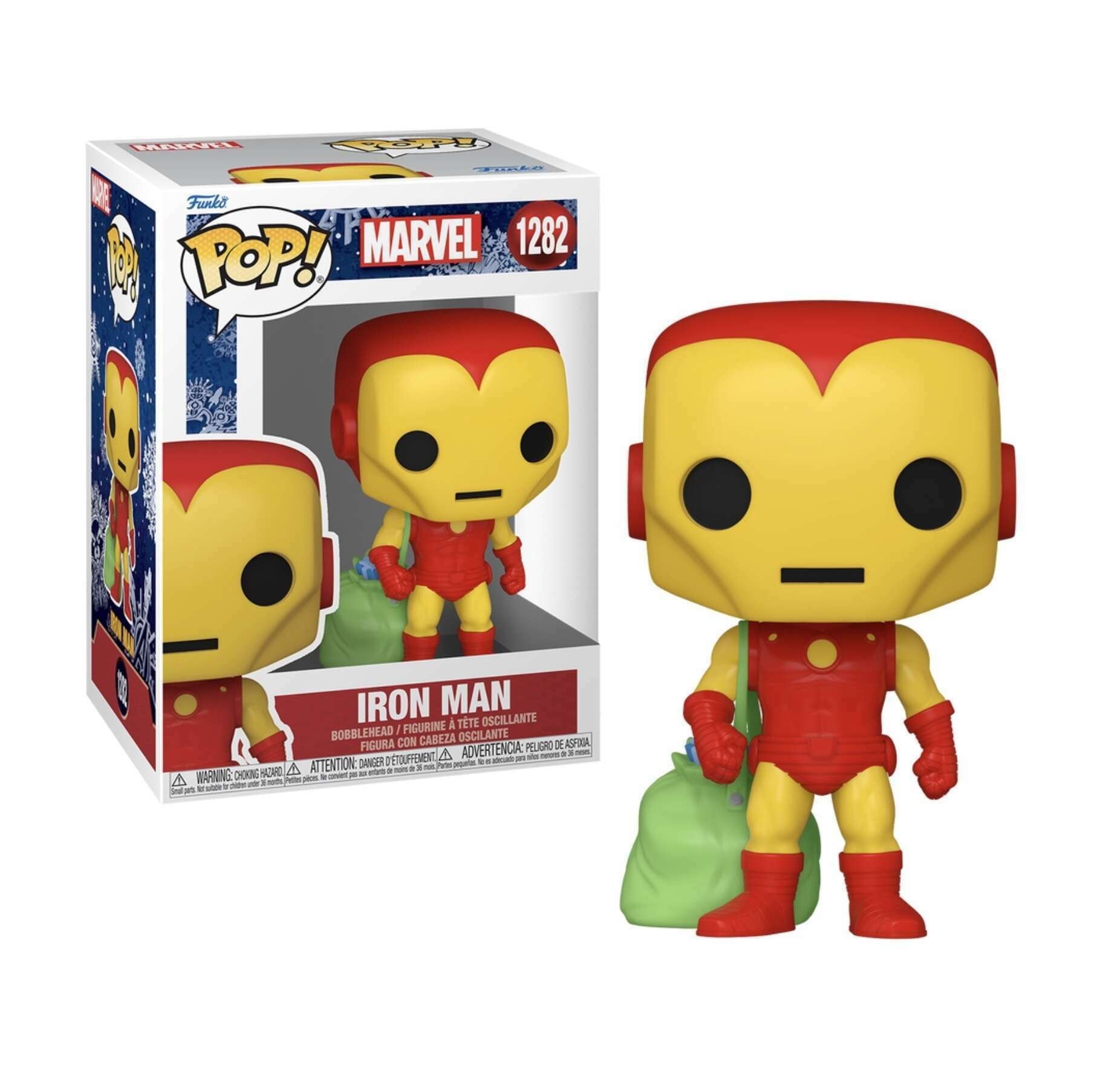 Funko POP! Marvel Holiday - Iron Man with Bag #1282 Bobble-Head Figure