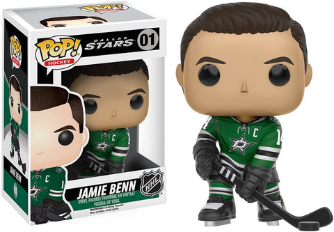 Funko POP! Hockey: Dallas Stars Home Jersey - Jamie Benn #01 Vinyl Figure (Box Wear)