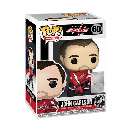 Funko POP! Hockey: Washington Capitals Red Home Jersey John Carlson #60 Vinyl Figure