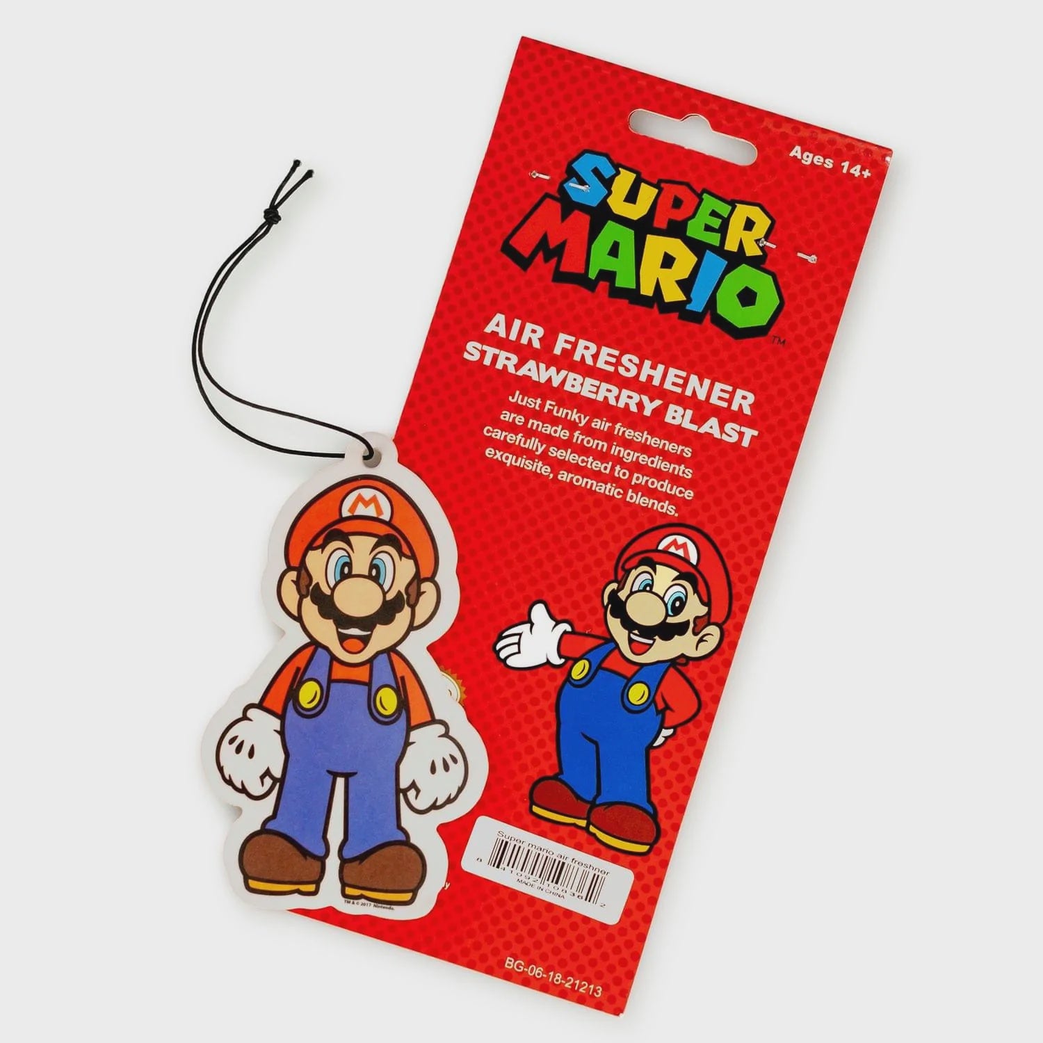 Super Mario - Mario Air Freshener Strawberry Blast